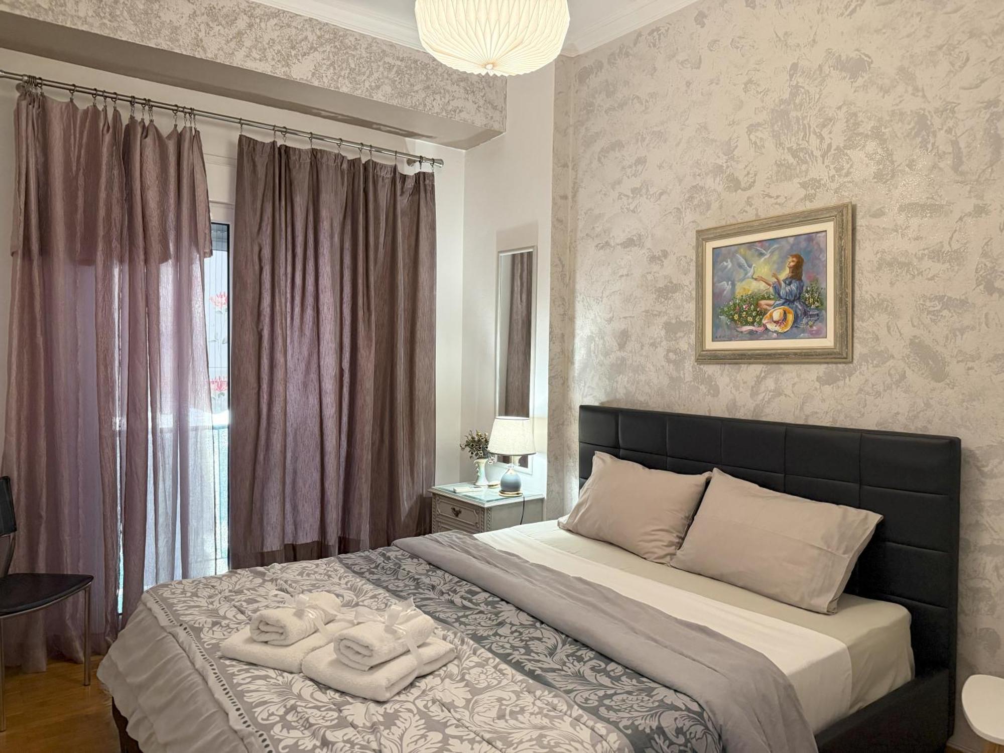 2 Bedrooms Apartment Center Of Athens 4 Min Subway 외부 사진